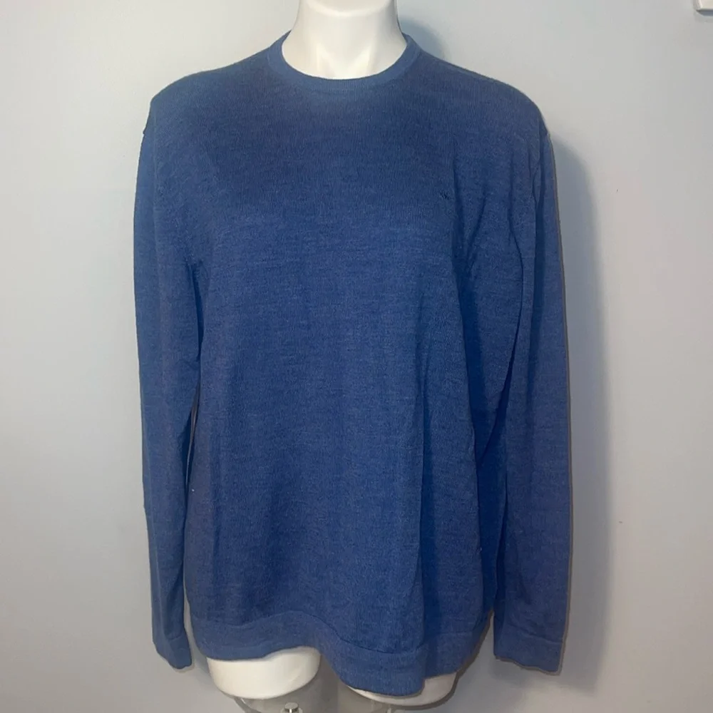 Calvin Klein 100% Italian Merino Wool mens crewneck sweater. Size XL.